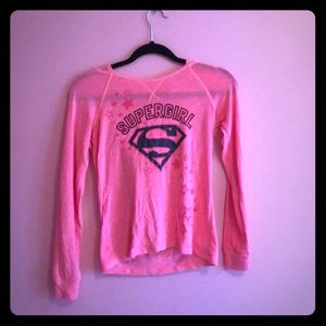 Pink Hooded Long Sleeve